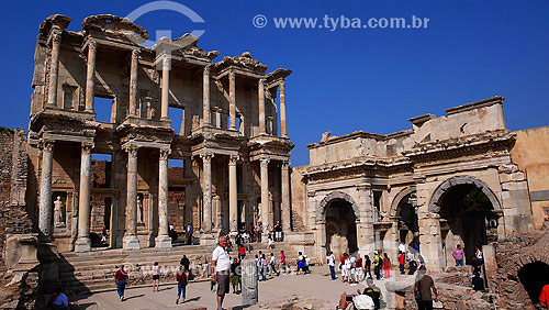  Celsus library - Ephesus archeological site (100 years BC) - Turkey - 10/2007 