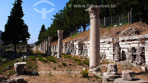  Ephesus archeological site (100 years BC) - Turkey - 10/2007 