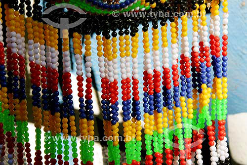  Local craftwork with flag`s colors - South Africa - August 2006 