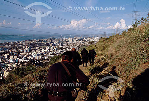  Policemen from BOPE- Batalhao de Operaçoes Especiais da Policia - (Police Special Operations Unit) - Rio de Janeiro city - Rio de Janeiro state - Brazil  - Rio de Janeiro state (RJ) - Brazil