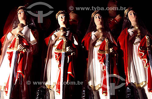  Saint Barbara statues 