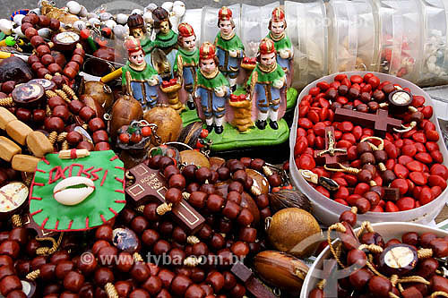  Religious artifacts for sale - Salvador city - Bahia state - Brazil 