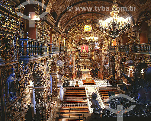  Interior of Sao Bento Monastery - Rio de Janeiro city - Rio de Janeiro state - Brazil 