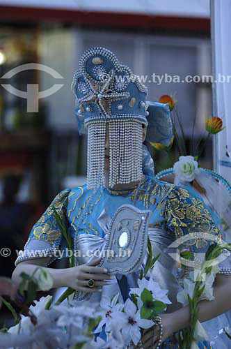  Orixas - Iemanjá cult - Umbanda and Candomble - African Brazilian religion - New Year`s Eve - Copacabana - Rio de Janeiro city - Rio de Janeiro state - Brazil  - 2005 