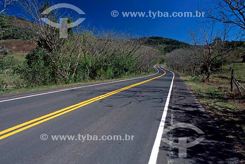  SC 302 Highway - Catuira city - Santa Catarina state - Brazil - Setember 2003 