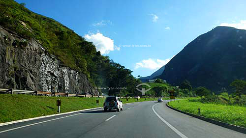  Part of BR-040 highway - Rio-Juiz de Fora - Rio de Janeiro state - Brazil 