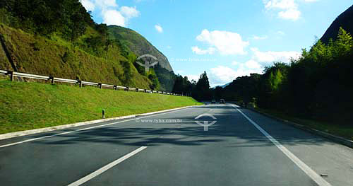  Part of BR-040 highway - Rio-Juiz de Fora - Rio de Janeiro state - Brazil 