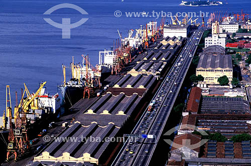  Aerial view of the port of Rio de Janeiro city - Rio de Janeiro State - Brazil  - Rio de Janeiro city - Rio de Janeiro state (RJ) - Brazil