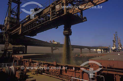  Loading for export - Santos port - Santos city - Sao Paulo state - Brazil 