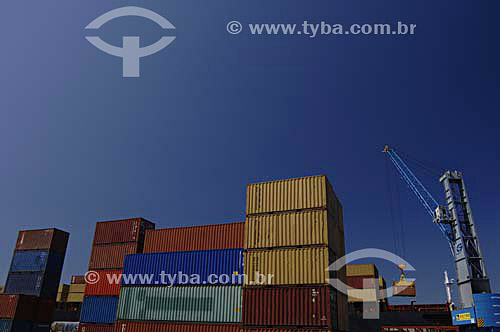  Export - Containers - Rio de Janeiro city Port - Rio de Janeiro state - Brazil - August 2006 
