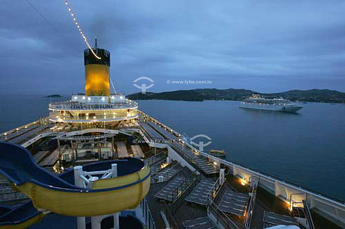  Costa Fortuna transatlantic - Ship where Roberto Carlos made shows  - Brazil