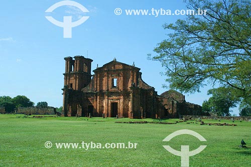  Subject: Ruin of the Jesuits temples Place: Sao Miguel region - Rio Grande do Sul state Data: 03/2008 