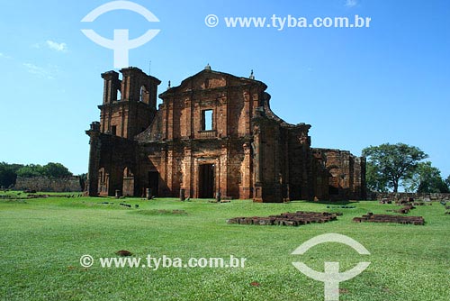  Subject: Ruin of the Jesuits temples Place: Sao Miguel region - Rio Grande do Sul state Data: 03/2008 