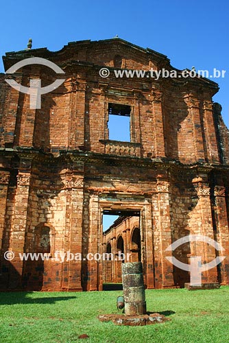 Subject: Ruin of the Jesuits temples Place: Sao Miguel region - Rio Grande do Sul state Data: 03/2008 