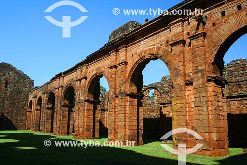  Subject: Ruin of the Jesuits temples Place: Sao Miguel region - Rio Grande do Sul state Data: 03/2008 