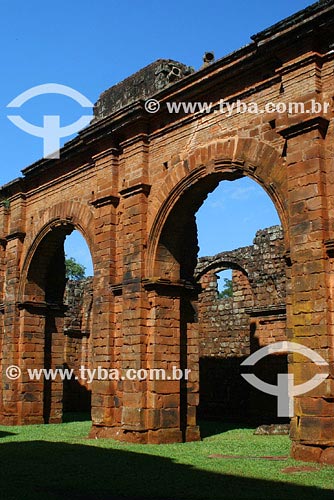  Subject: Ruin of the Jesuits temples Place: Sao Miguel region - Rio Grande do Sul state Data: 03/2008 