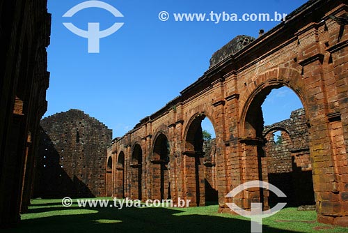  Subject: Ruin of the Jesuits temples Place: Sao Miguel region - Rio Grande do Sul state Data: 03/2008 