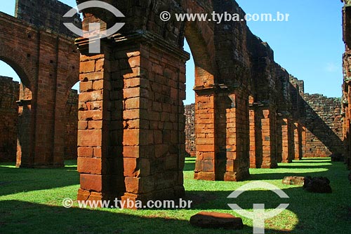  Subject: Ruin of the Jesuits temples Place: Sao Miguel region - Rio Grande do Sul state Data: 03/2008 