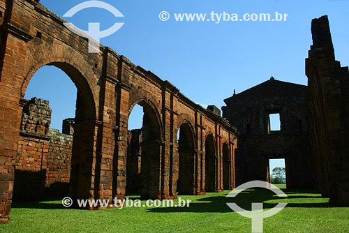  Subject: Ruin of the Jesuits temples Place: Sao Miguel region - Rio Grande do Sul state Data: 03/2008 