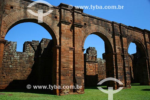  Subject: Ruin of the Jesuits temples Place: Sao Miguel region - Rio Grande do Sul state Data: 03/2008 