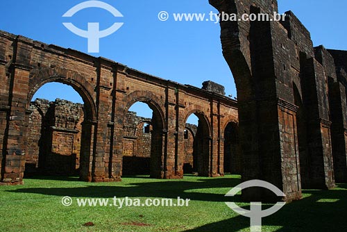  Subject: Ruin of the Jesuits temples Place: Sao Miguel region - Rio Grande do Sul state Data: 03/2008 