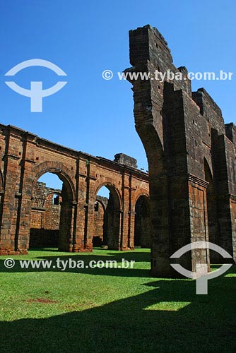  Subject: Ruin of the Jesuits temples Place: Sao Miguel region - Rio Grande do Sul state Data: 03/2008 