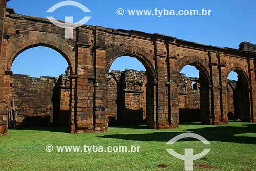  Subject: Ruin of the Jesuits temples Place: Sao Miguel region - Rio Grande do Sul state Data: 03/2008 