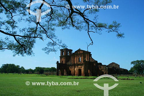  Subject: Ruin of the Jesuits temples Place: Sao Miguel region - Rio Grande do Sul state Data: 03/2008 