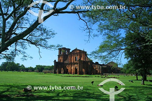  Subject: Ruin of the Jesuits temples Place: Sao Miguel region - Rio Grande do Sul state Data: 03/2008 