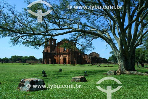  Subject: Ruin of the Jesuits temples Place: Sao Miguel region - Rio Grande do Sul state Data: 03/2008 