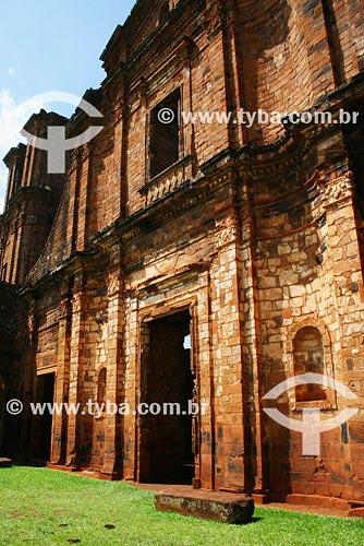  Subject: Ruin of the Jesuits temples Place: Sao Miguel region - Rio Grande do Sul state Data: 03/2008 