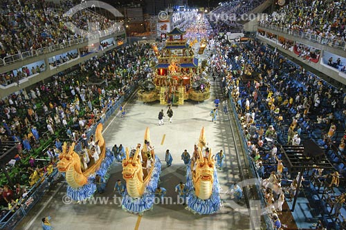  Subject: Parade of Unidos da Tijuca samba school Place: Sambadrome - Rio de Janeiro city - Rio de Janeiro state Date: Carnival 2005 