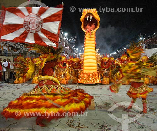  Subject: Parade of Salgueiro samba school Place: Sambadrome - Rio de Janeiro city - Rio de Janeiro state Date: Carnival 2005 