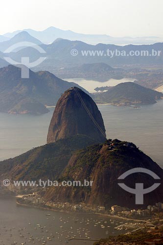  Subject: View of the Sugar Loaf Mountain with Niteroi city on the background Place: Rio de Janeiro city - Rio de Janeiro state Date: 26/06/2004 
