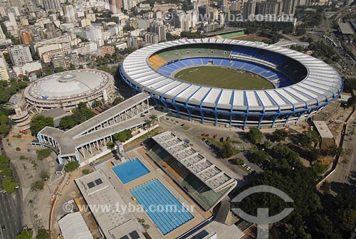  Subject: Aerial view of Maracana stadium Place: Rio de Janeiro city - Rio de Janeiro state Date: 06/05/2006 