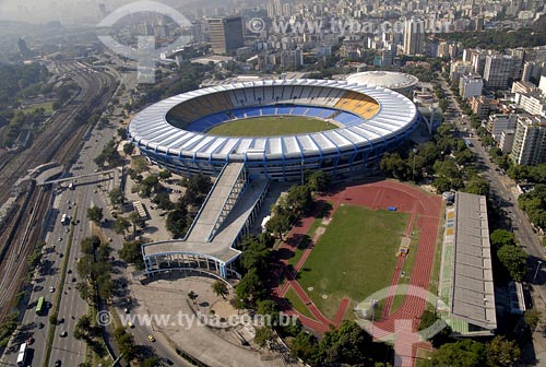  Subject: Aerial view of Maracana stadium Place: Rio de Janeiro city - Rio de Janeiro state Date: 06/05/2006 