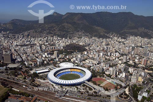  Subject: Aerial view of Maracana stadium Place: Rio de Janeiro city - Rio de Janeiro state Date: 05/08/2006 