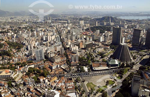  Subject: Aerial view of city center Place: Rio de Janeiro city - Rio de Janeiro state Date: 05/08/2006 