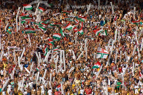  Subject: Fluminense fans at Maracana stadium / Place: Rio de Janeiro city - Rio de Janeiro state / Date: 02/2008 