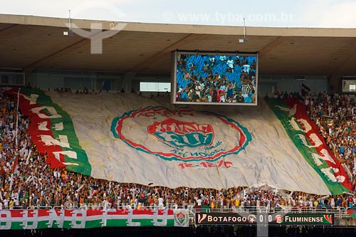  Subject: Fluminense fans at Maracana stadium / Place: Rio de Janeiro city - Rio de Janeiro state / Date: 02/2008 