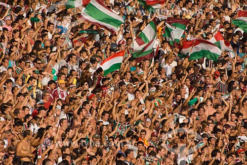  Subject: Fluminense fans at Maracana stadium / Place: Rio de Janeiro city - Rio de Janeiro state / Date: 02/2008 