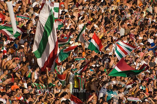  Subject: Fluminense fans at Maracana stadium / Place: Rio de Janeiro city - Rio de Janeiro state / Date: 02/2008 