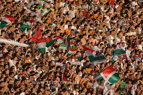  Subject: Fluminense fans at Maracana stadium / Place: Rio de Janeiro city - Rio de Janeiro state / Date: 02/2008 