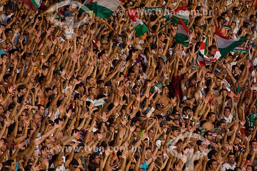  Subject: Fluminense fans at Maracana stadium / Place: Rio de Janeiro city - Rio de Janeiro state / Date: 02/2008 