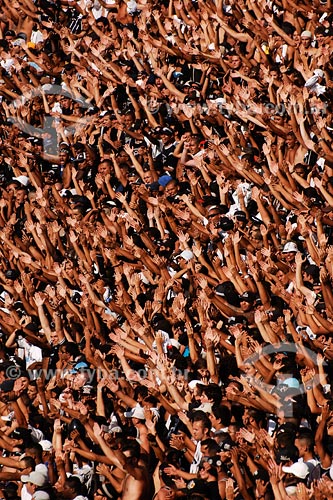  Subject: Corinthians team fans at Morumbi stadium / Place: Sao Paulo city - Sao Paulo state / Date: 03/2008 