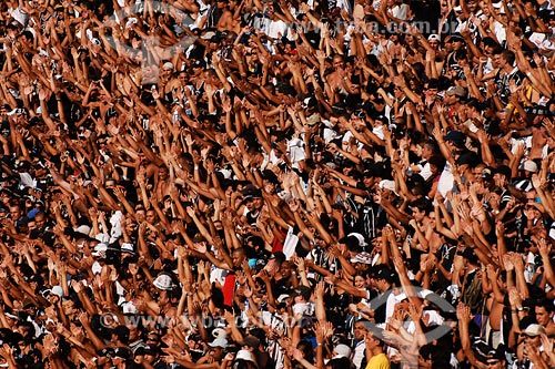  Subject: Corinthians team fans at Morumbi stadium / Place: Sao Paulo city - Sao Paulo state / Date: 03/2008 