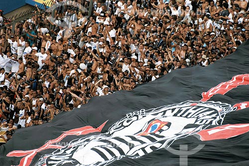  Subject: Corinthians team fans at Morumbi stadium / Place: Sao Paulo city - Sao Paulo state / Date: 03/2008 