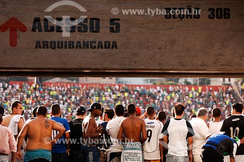  Subject: Corinthians team fans at Morumbi stadium / Place: Sao Paulo city - Sao Paulo state / Date: 03/2008 