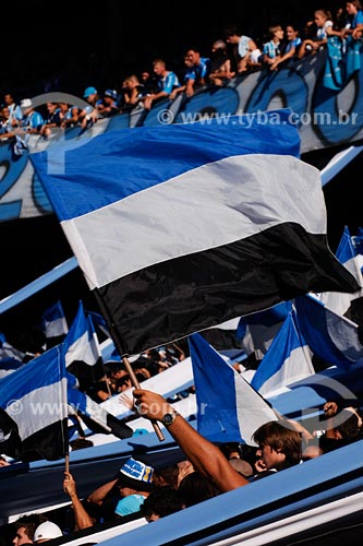  Subject: Gremio FC fans at Olimpico Monumental stadium / Place: Porto Alegre city - Rio Grande do Sul state / Date: 04/2008 