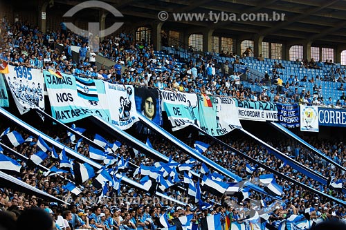  Subject: Gremio FC fans at Olimpico Monumental stadium / Place: Porto Alegre city - Rio Grande do Sul state / Date: 04/2008 